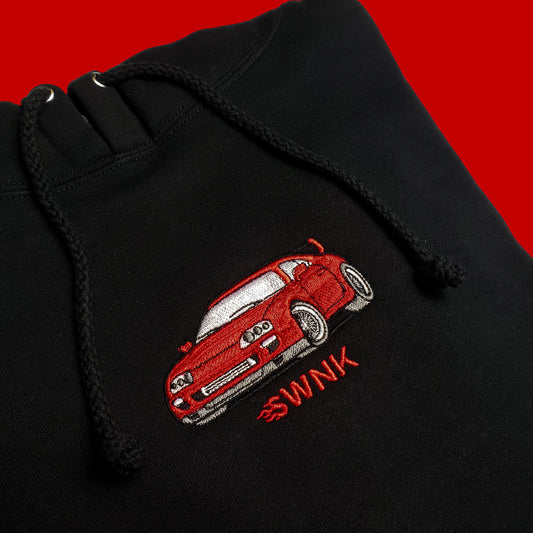 SWNK "Ruby" Supra Embroidered Hoodie