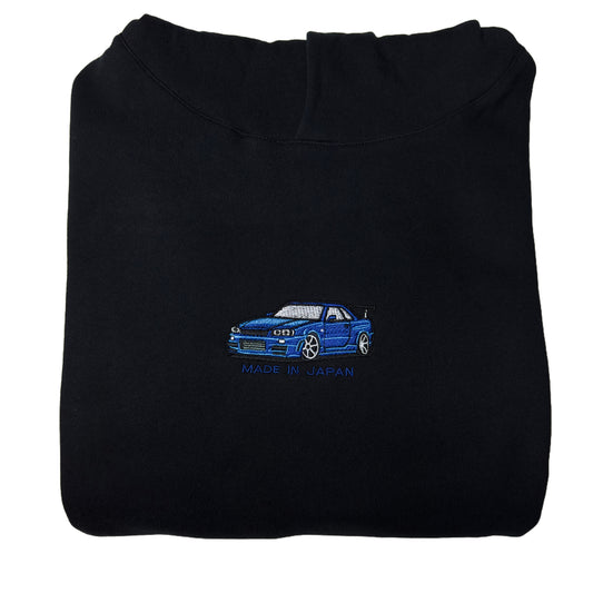 SWNK "Indigo" R34 Skyline Embroidered Hoodie