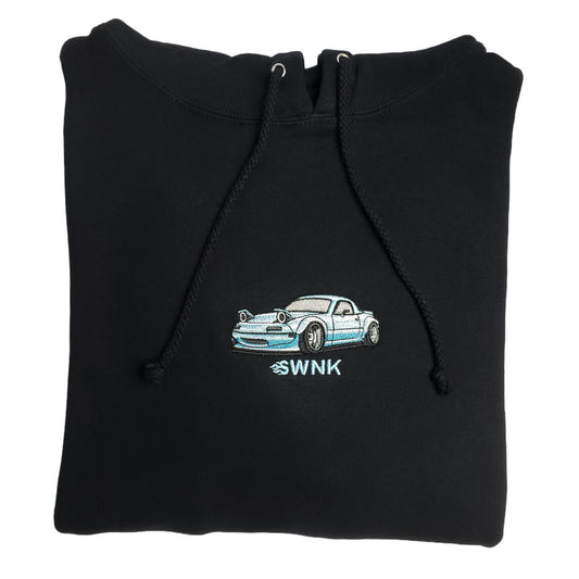 SWNK "Blue Rocket" Miata Embroidered Hoodie
