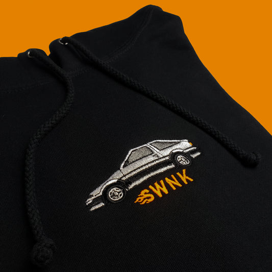 SWNK "Tofu Delivery" AE86 Embroidered Hoodie